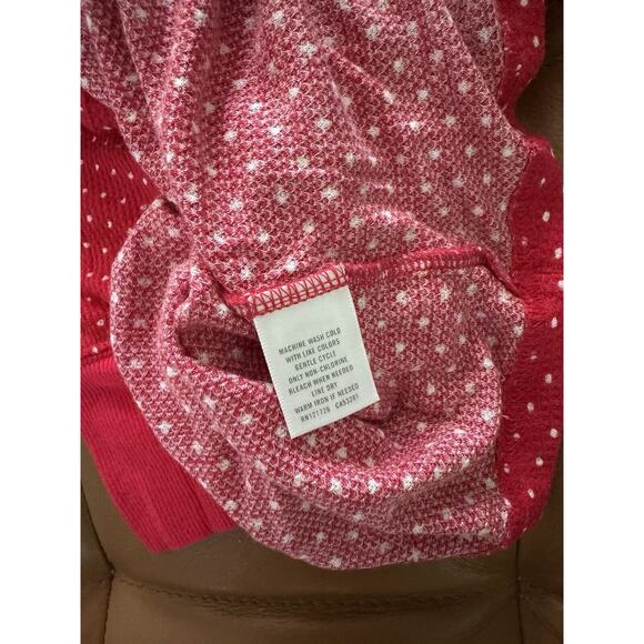 Live Love Dream Red Polka Dot Waffle Knit All You Need Is Sleep Nightgown Sz XS - Picture 5 of 5